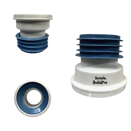 Commode Thimble Straight ABS Plastic