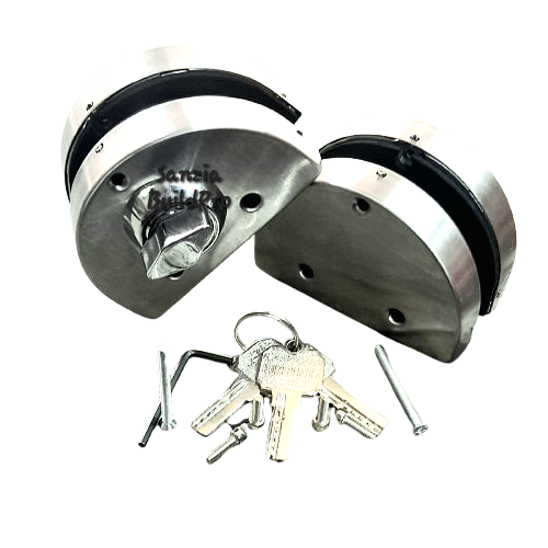 HomeGuard Glass Door Double D Lock | For Sliding Door With High Quality
