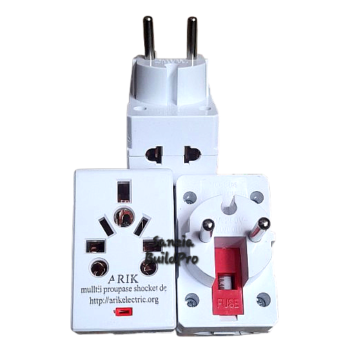 Arik Multisocket Pin | Fuse Protection | 2-3 Multi Plug
