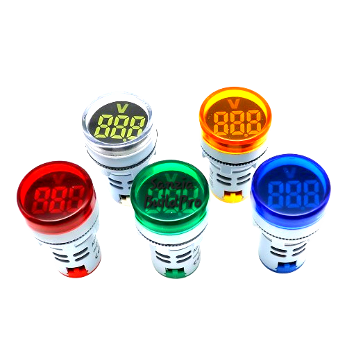 Digital Panel Voltage Meter Indicator | Light AC 220V 22mm