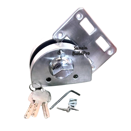 HomeGuard Glass Door D Lock | Single Push Sliding Door | Premium Quality