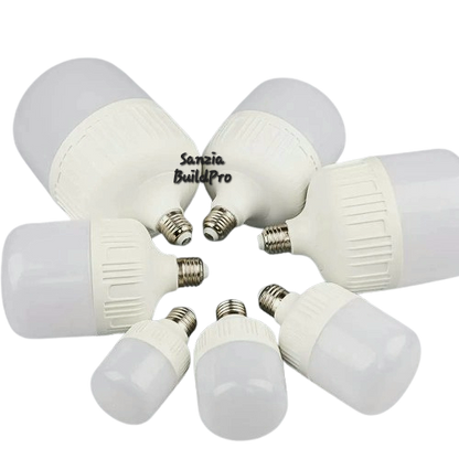 Sanzia BuildPro LED light bulbs on a white background