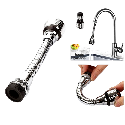 Flexible Hose Extension Faucet Sprayer | Stainless Steel
