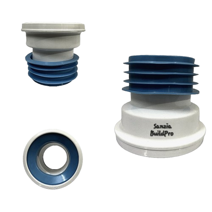 Commode Thimble Straight ABS Plastic
