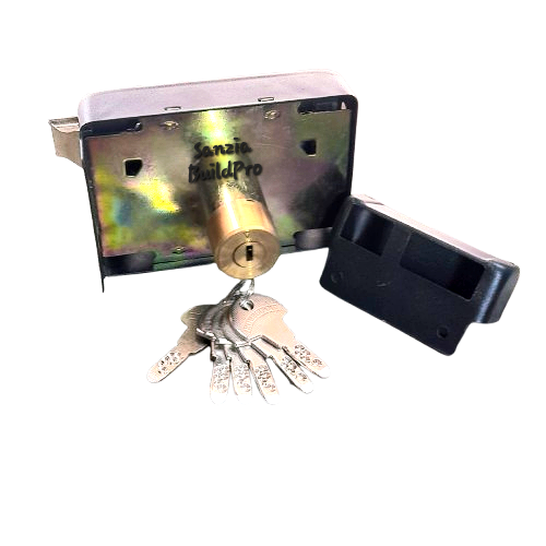 Night Latch HomeGuard Black Main Door lock | Heavy Duty With Premium Quality