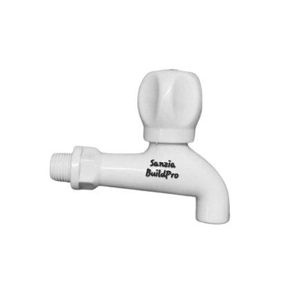 Bib Cock Tap Poly ABS Pure Plastic Body | Brass Spindle | Premium Durable Quality