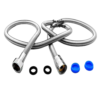 Stainless Steel Pipes for Muslim or Hand Shower in Silver Matt Handling Pressure