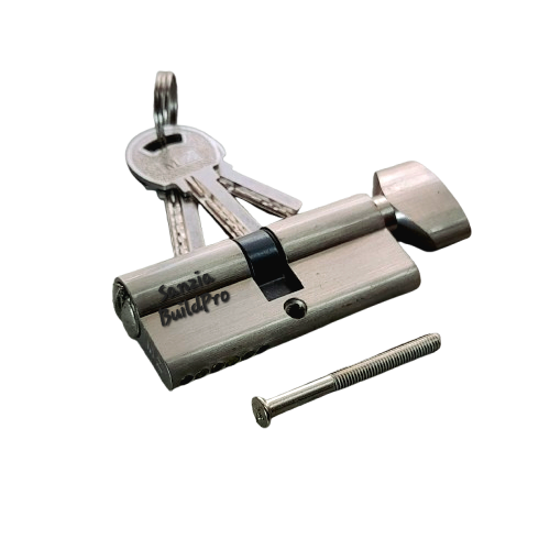 Golden and Ab Zinc Door Handle Lock Cylinder | Heavy Duty
