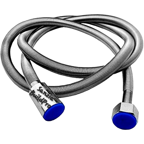 Stainless Steel Pipes for Muslim or Hand Shower in Silver Matt Handling Pressure