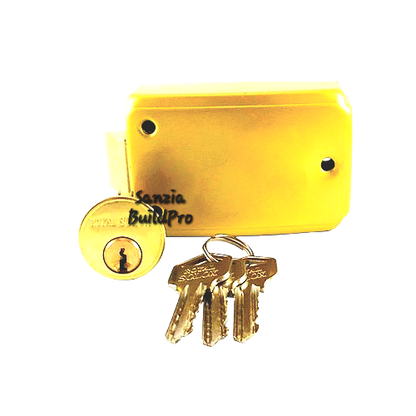 Almari / Wardrobe / furniture / D lock | Golden Finishing