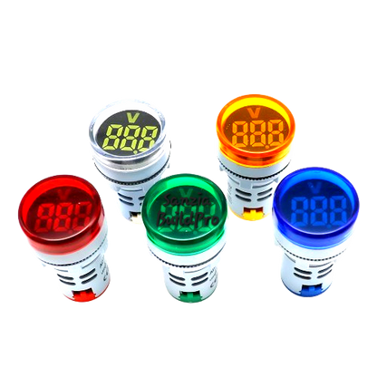 Digital Panel Voltage Meter Indicator | Light AC 220V 22mm