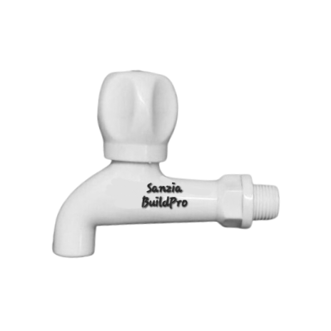 Bib Cock Tap Poly ABS Pure Plastic Body | Brass Spindle | Premium Durable Quality
