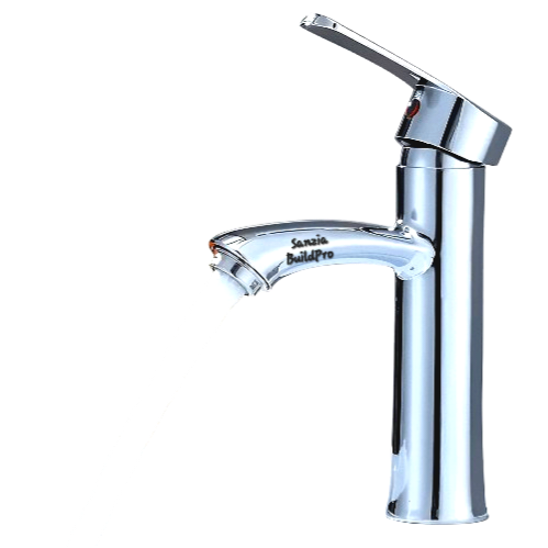 High End Single Liver Chrome Bathroom Faucet Mixer 304 Stainless Steel
