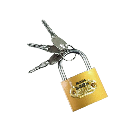 Golden PadLocks With Stylish Keys | Premium Quality | Golden Finishing