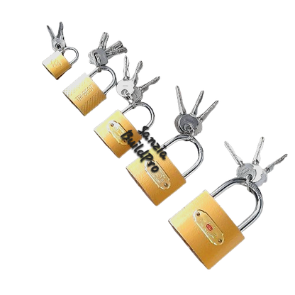 Golden PadLocks With Stylish Keys | Premium Quality | Golden Finishing