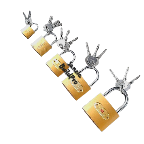 Golden PadLocks With Stylish Keys | Premium Quality | Golden Finishing