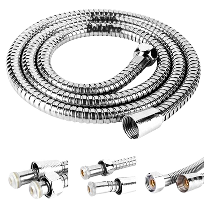 Flexible Stainless Steel Shower Hose | Turbo Pressure Handling | Heavy Duty